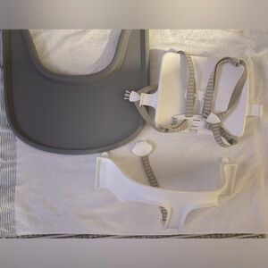 STOKKE Tripp Trapp Baby High Chair Seat Insert w/Harness & Removable Tray Table